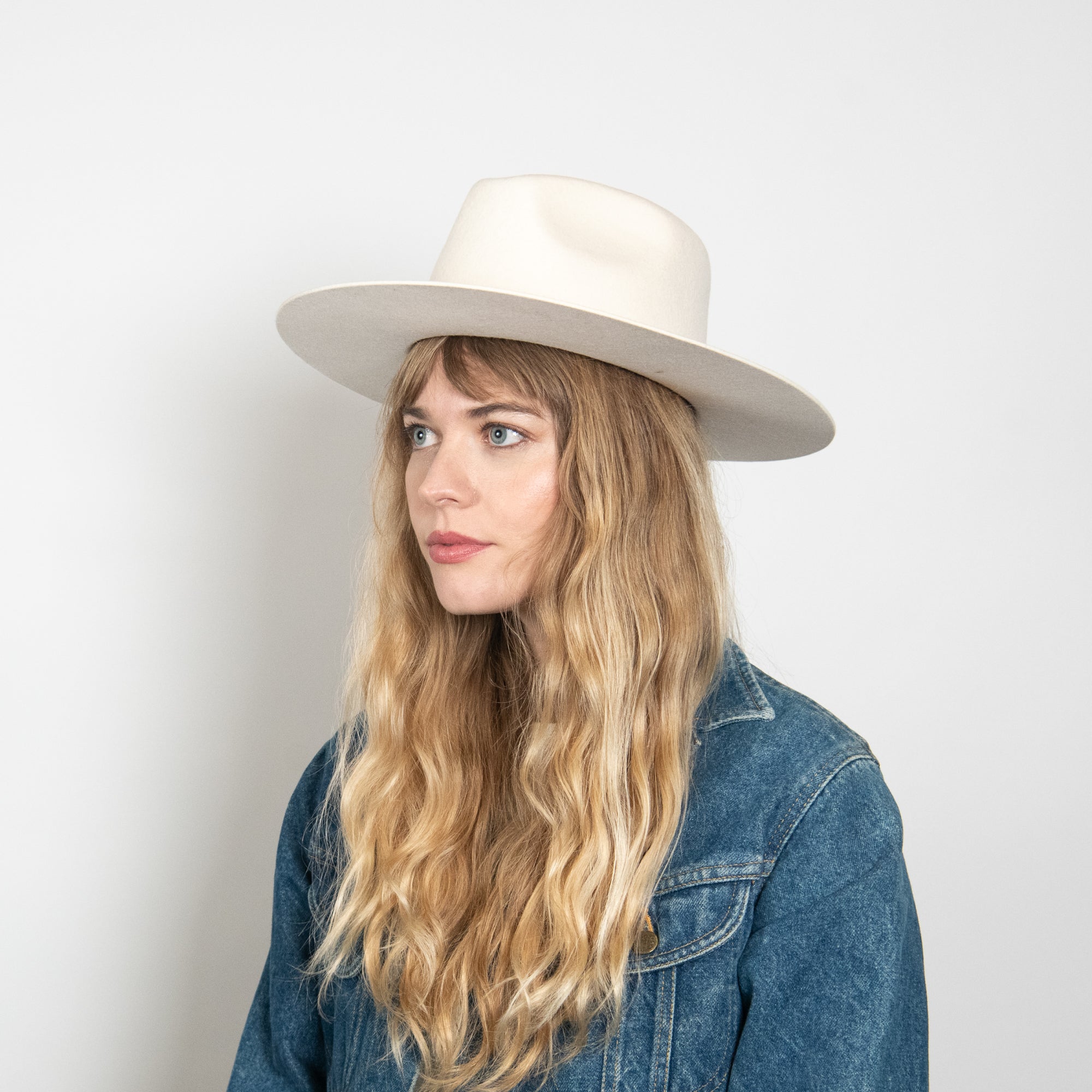 Free‎ People 100% Wool Cream Neutral Fedora Wyeth Rodeo Western Style Hat 6061.jpg?v=1768996617 main image 4