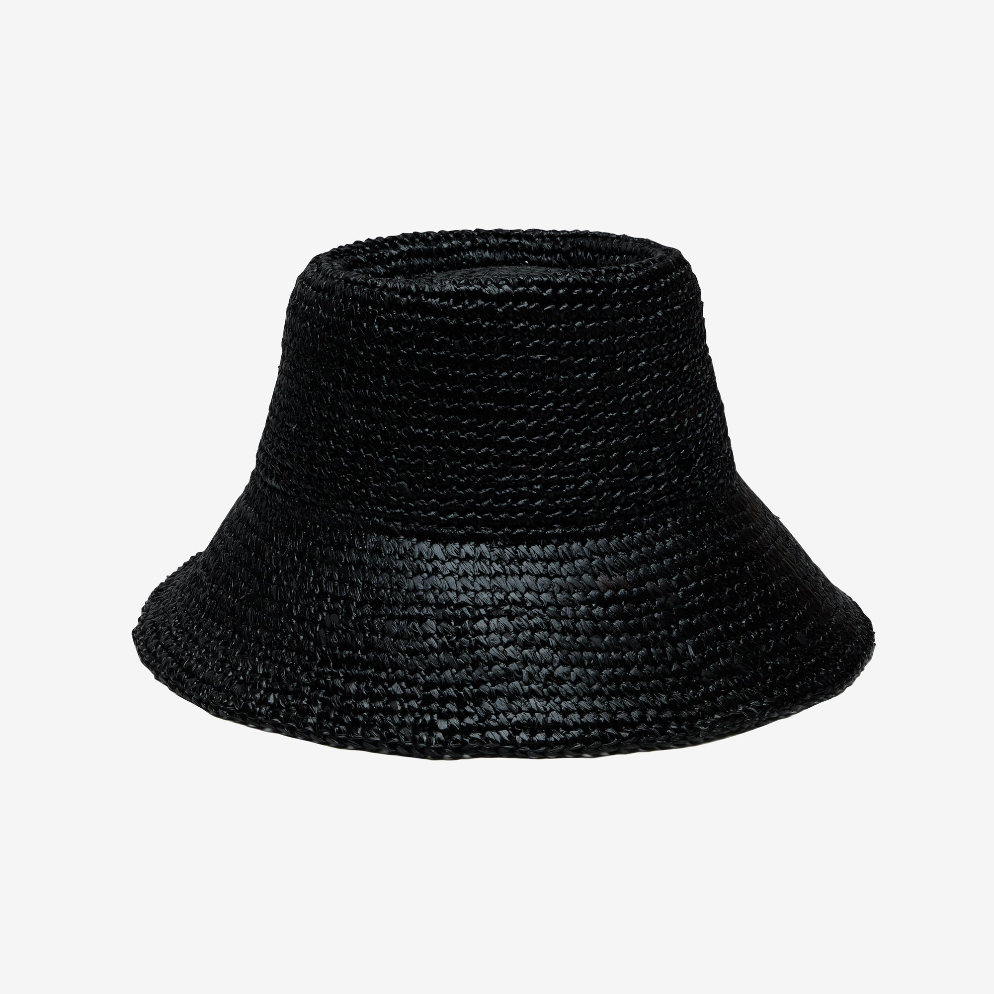 Brown Straw Bucket Hat - Packable Sun/Beach Women's - Tali Chocolate