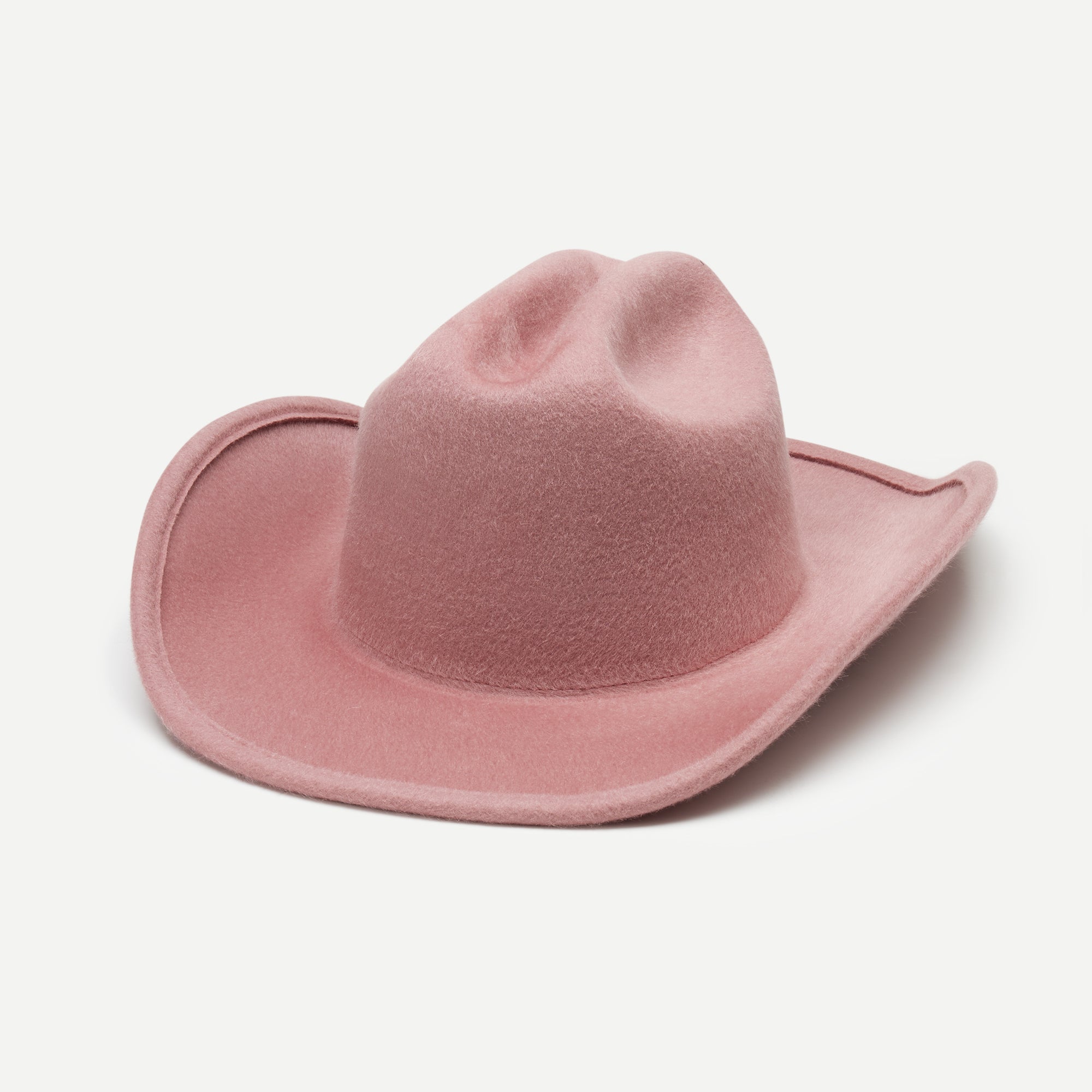 Pink Cowboy Cowgirl Hat McGraw in Rose Felt - Main Image