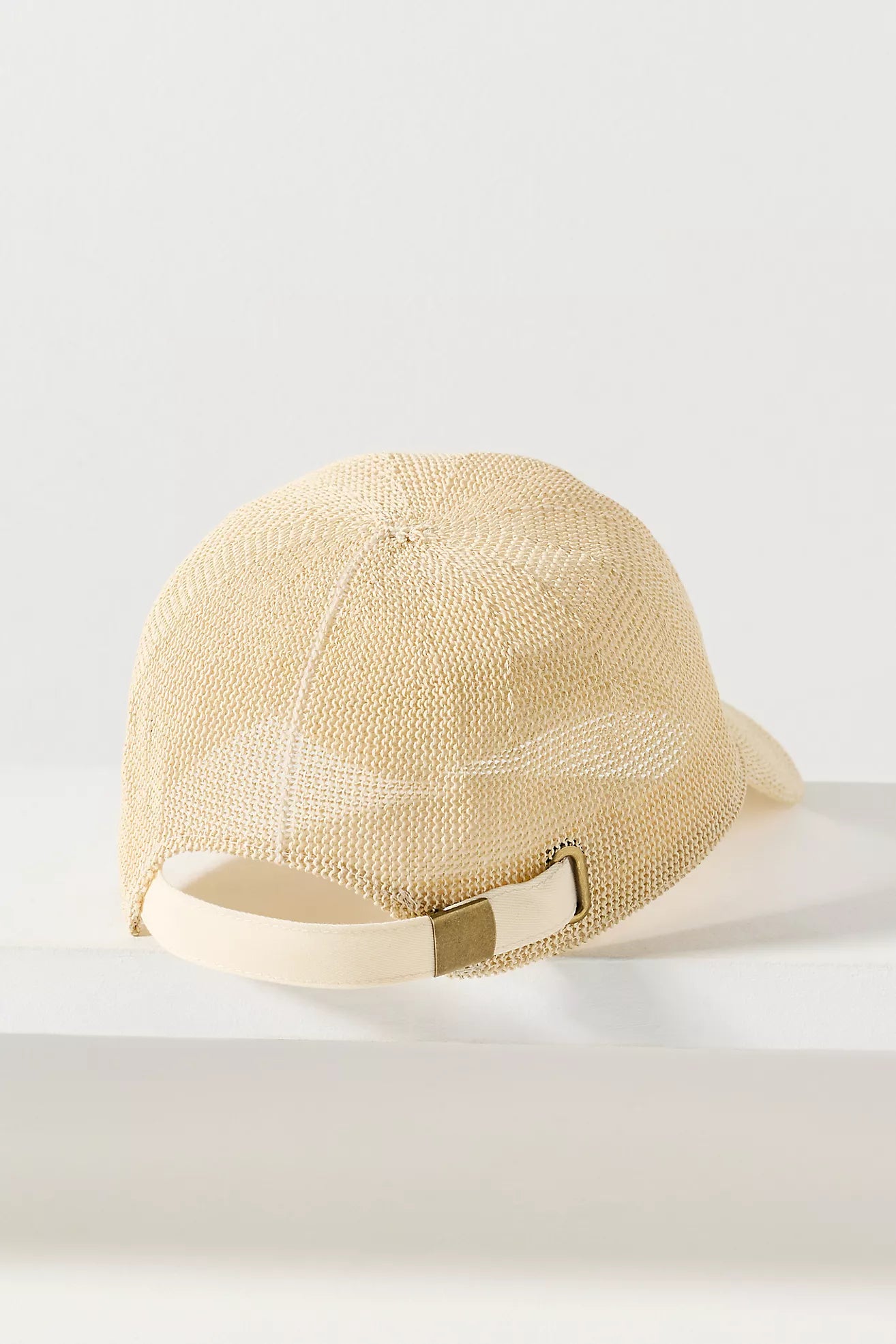 Paula Packable Women's Straw Dad Cap in Natural