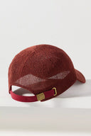 Paula Mesh Cap in Wine