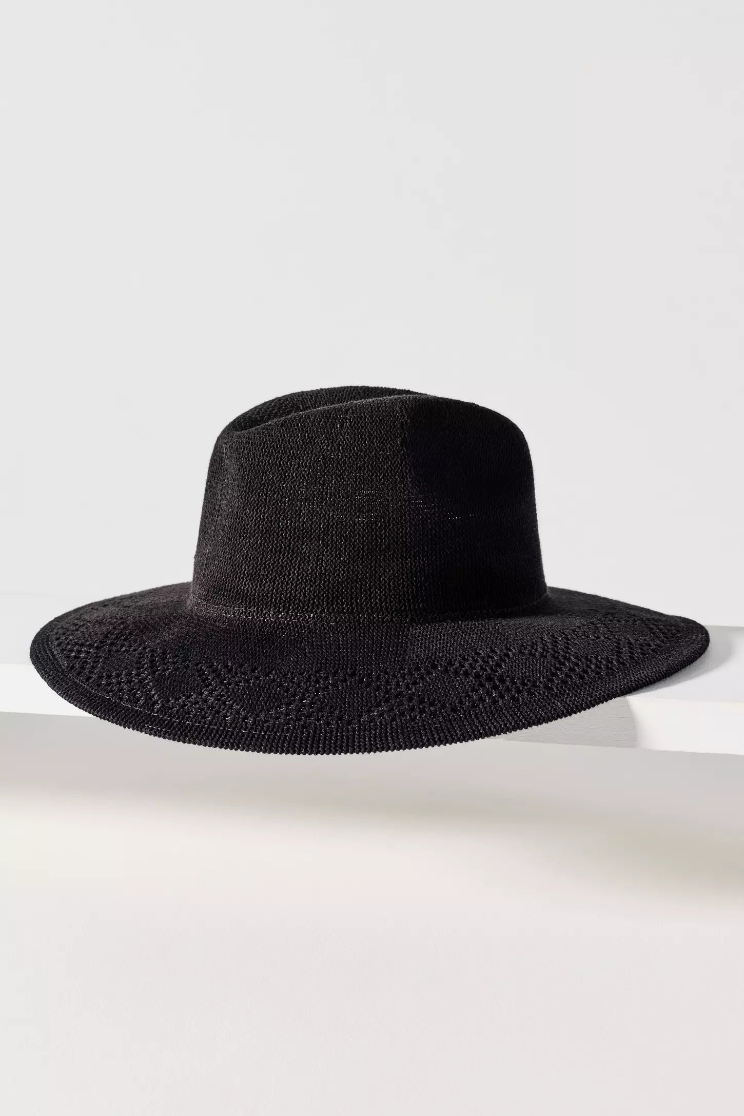 帽子 Pois E VIOLA black Evie Mesh Packable Sun Hat in Black