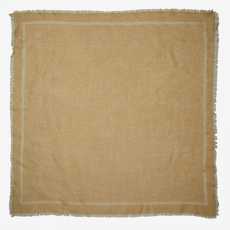 Wyeth Layla Cashmere Bandana in Tan – brown
