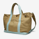 Oliver Canvas Tote in Blue Tan