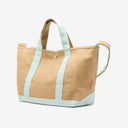 Oliver Canvas Utility Tote in Blue Tan