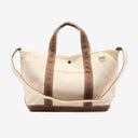 Oliver Canvas Utility Tote in Brown Natural