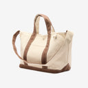 Oliver Canvas Utility Tote in Brown Natural