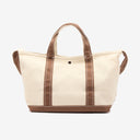 Oliver Canvas Utility Tote in Brown Natural