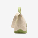 Oliver Canvas Utility Tote in Green Natural