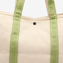 Oliver Canvas Utility Tote in Green Natural