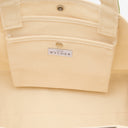 Oliver Canvas Utility Tote in Green Natural