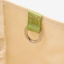 Oliver Canvas Utility Tote in Green Natural