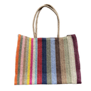 Monterey Paper Straw Tote Bag in Multi - Large