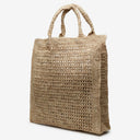 Sicily Raffia Market Bag in Natural