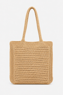 Sicily Raffia Market Bag in Natural