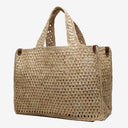 Delfina Raffia Market Bag in Natural