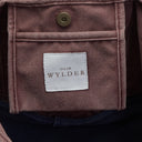 Newport Cotton Canvas Tote Bag in Burgundy/Navy