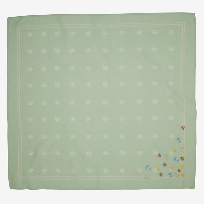 Wyeth Bloom Cotton Bandana in Sage – green