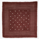 Brooks Cashmere Bandana in Oxblood