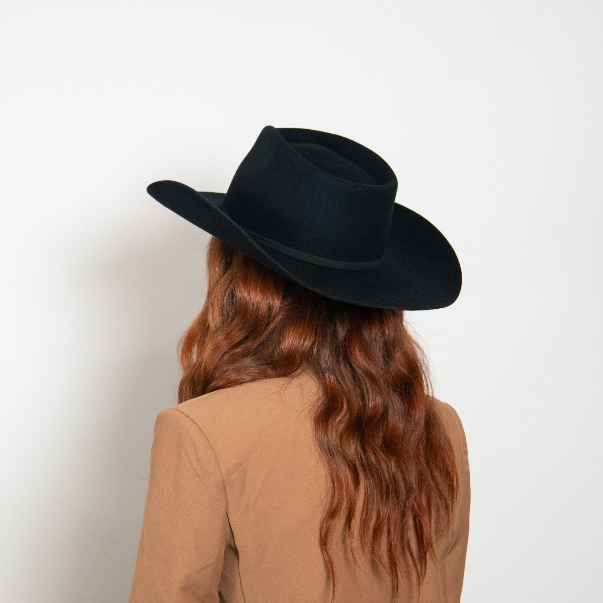 Vega Wool Felt Cowboy in Black
