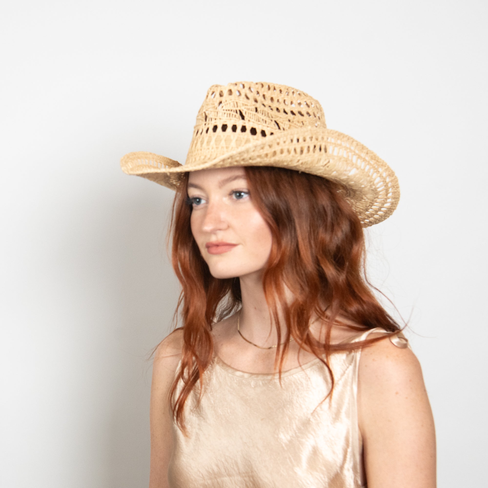 Rocky Raffia Cowboy in Natural