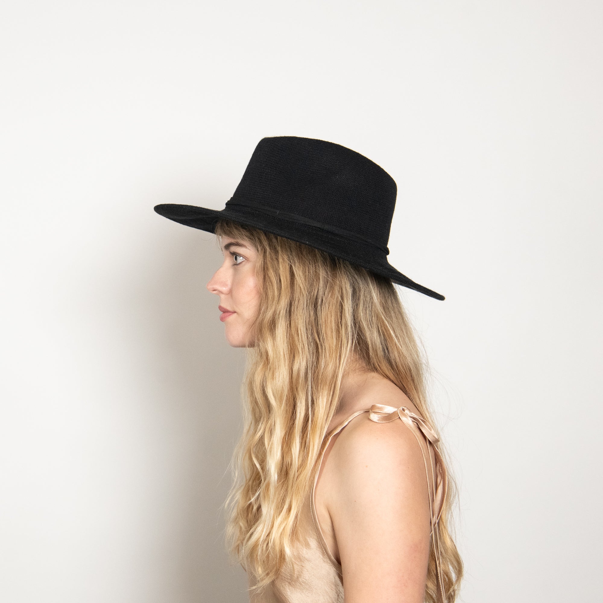 Packable Mesh Panama Hat - Beacon in Ivory White Wyeth Beacon Packable Rancher Hat main image 1