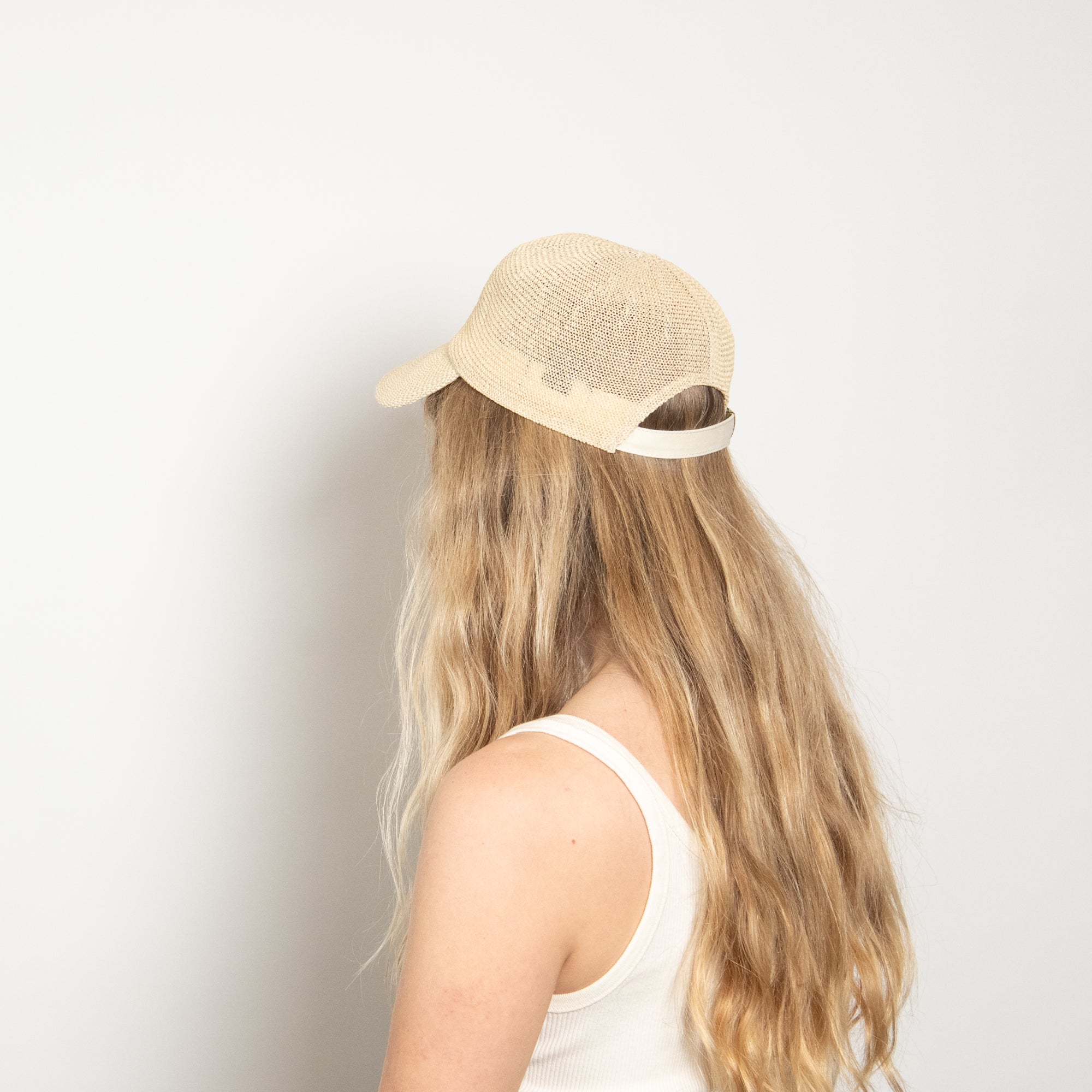 Wyeth Paula paper Straw Baseball Cap - camel beige Paula Packable Women main image 4