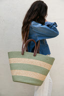 Laguna Fabric Bag in Sage