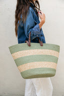Laguna Fabric Bag in Sage