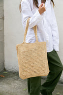 Sicily Raffia Market Bag in Natural