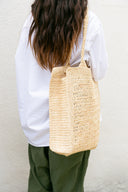 Sicily Raffia Market Bag in Natural