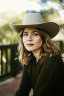 Cole Wool Felt Cowboy in Taupe