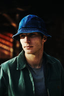 Malie Bucket Hat in Washed Denim