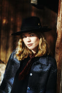 Bennie Cashmere Fedora in Black