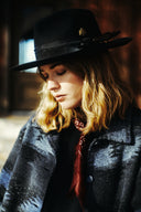 Bennie Cashmere Fedora in Black