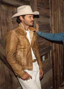 Cole Wool Felt Cowboy in Bone - Men's