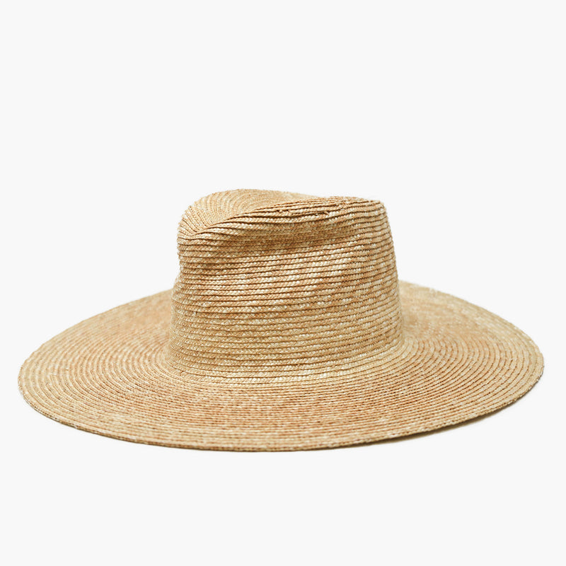 Wyeth Ipanema Wheat Straw Packable Rancher Hat in Natural – beige, wide brim, high crown