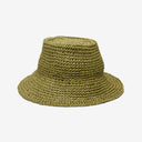 Tali Raffia Bucket in Army Green