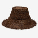 Bora Bora Raffia Bucket in Brown