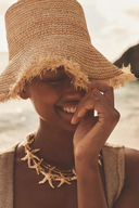 Bora Bora Raffia Bucket in Natural