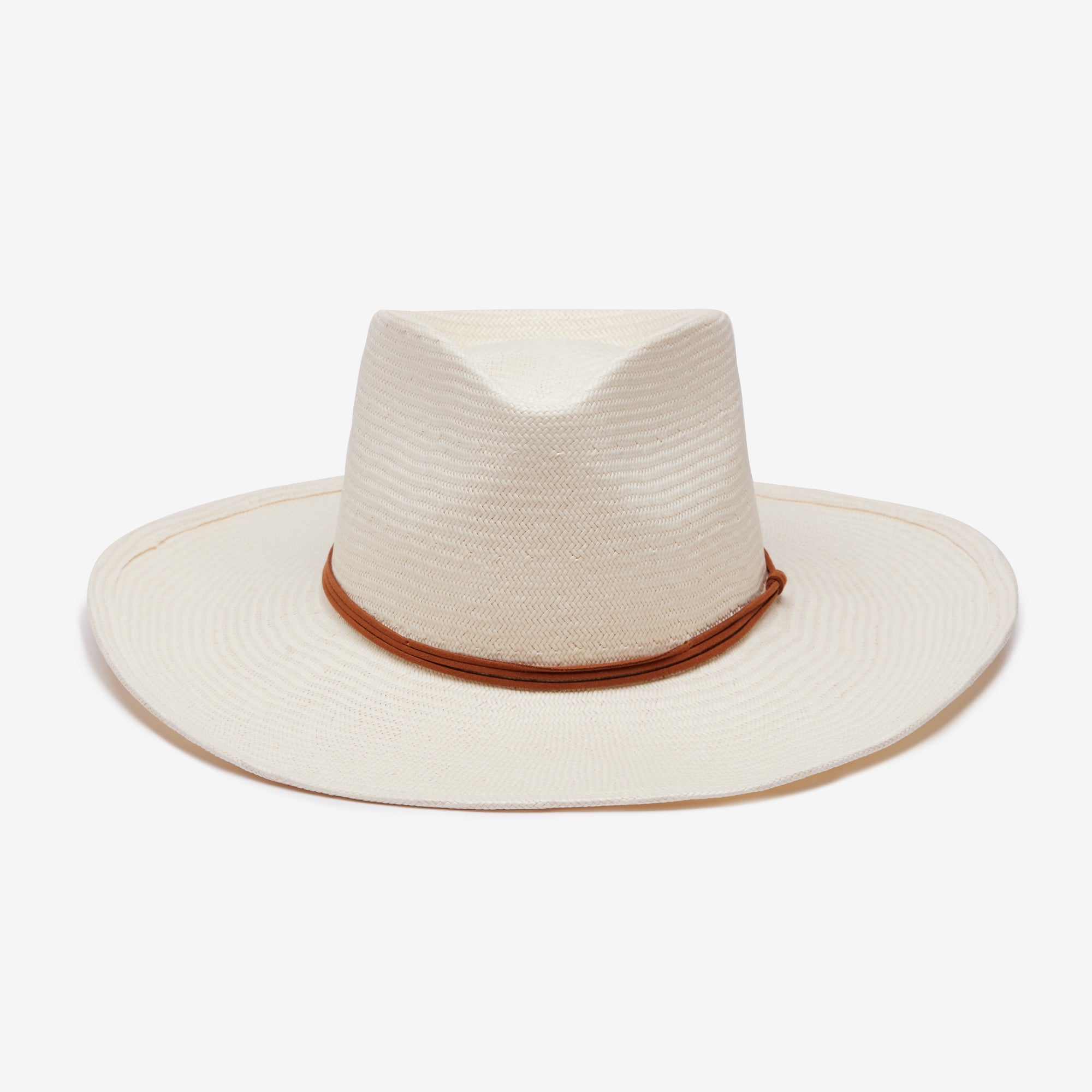 Chaun Toyo Straw Hat in Ivory display picture 3