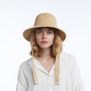 Cassis Raffia Bucket in Natural