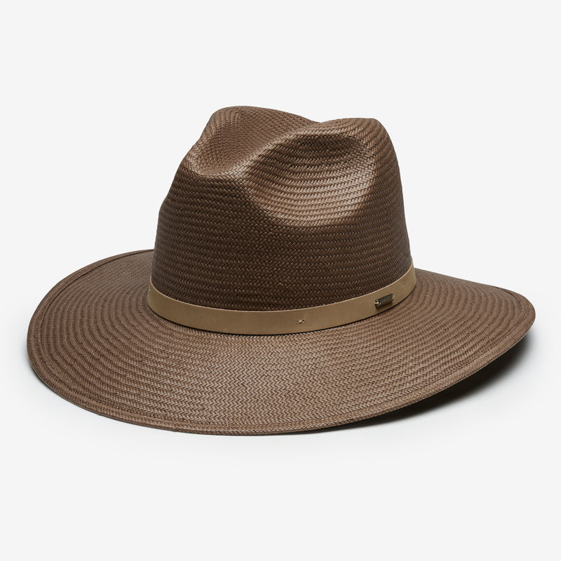 Wyeth Dalton Paper Straw Sun Hat in Chocolate – brown