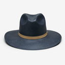 Dalton Paper Straw Sun Hat in Denim Blue