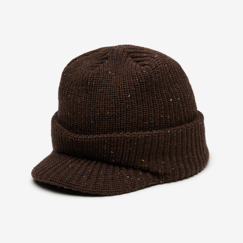 Wyeth Darby Knit Beanie in Brown – packable