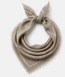 Layla Cashmere Bandana in Taupe