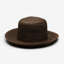 June Raffia Bucket in Brown