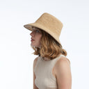 June Raffia Bucket in Natural