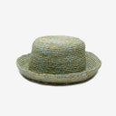 Noa Raffia Bucket in Mint