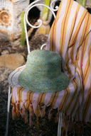 Noa Raffia Bucket in Mint